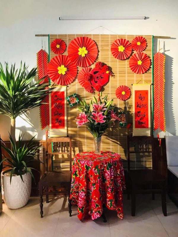 decor bàn tết
