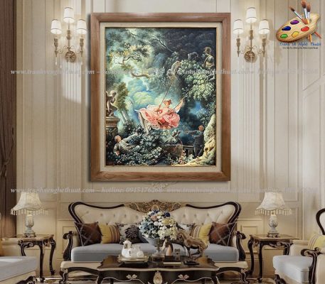 Tranh Trang Trí Phòng Khách Tân Cổ Điển