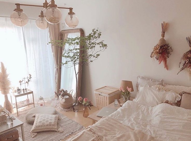 trang trí gương trong phòng ngủ giúp có không gian ngủ thoải mái