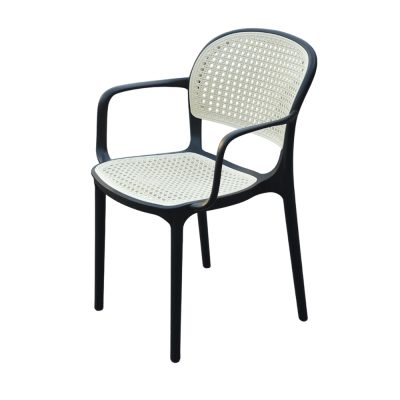 Ghế Nhựa Đúc Giả Mây ghế decor ngoài trời